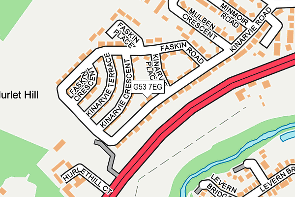 G53 7EG map - OS OpenMap – Local (Ordnance Survey)