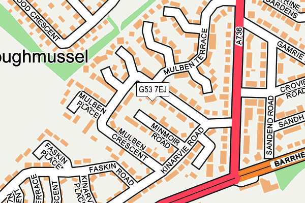 G53 7EJ map - OS OpenMap – Local (Ordnance Survey) G53 7EJ map - OS OpenMap – Local (Ordnance Survey)