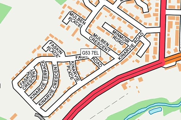 G53 7EL map - OS OpenMap – Local (Ordnance Survey) G53 7EL map - OS OpenMap – Local (Ordnance Survey)