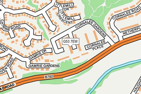 G53 7EW map - OS OpenMap – Local (Ordnance Survey) G53 7EW map - OS OpenMap – Local (Ordnance Survey)