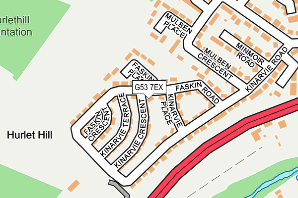 G53 7EX map - OS OpenMap – Local (Ordnance Survey) G53 7EX map - OS OpenMap – Local (Ordnance Survey)
