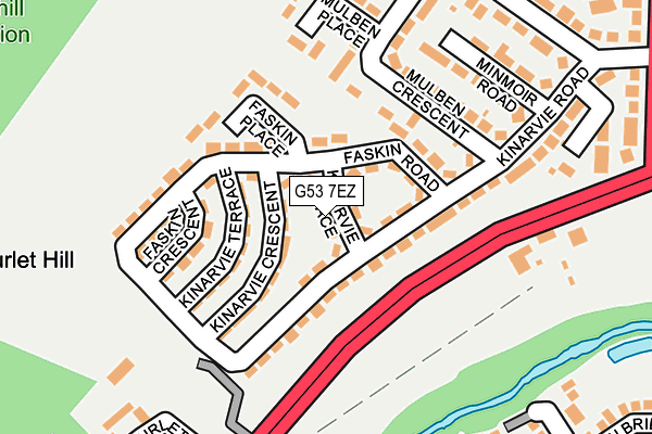G53 7EZ map - OS OpenMap – Local (Ordnance Survey) G53 7EZ map - OS OpenMap – Local (Ordnance Survey)