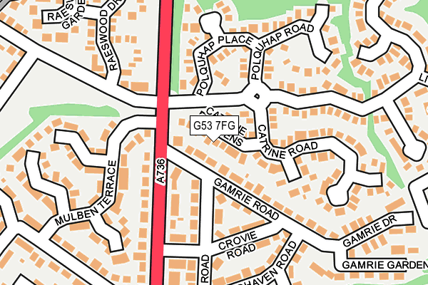 G53 7FG map - OS OpenMap – Local (Ordnance Survey) G53 7FG map - OS OpenMap – Local (Ordnance Survey)