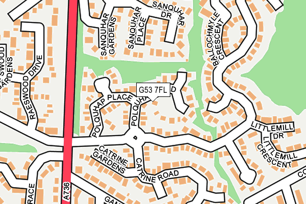 G53 7FL map - OS OpenMap – Local (Ordnance Survey) G53 7FL map - OS OpenMap – Local (Ordnance Survey)
