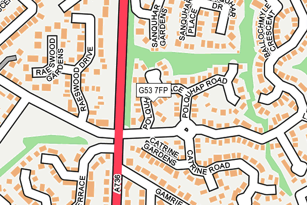 G53 7FP map - OS OpenMap – Local (Ordnance Survey) G53 7FP map - OS OpenMap – Local (Ordnance Survey)