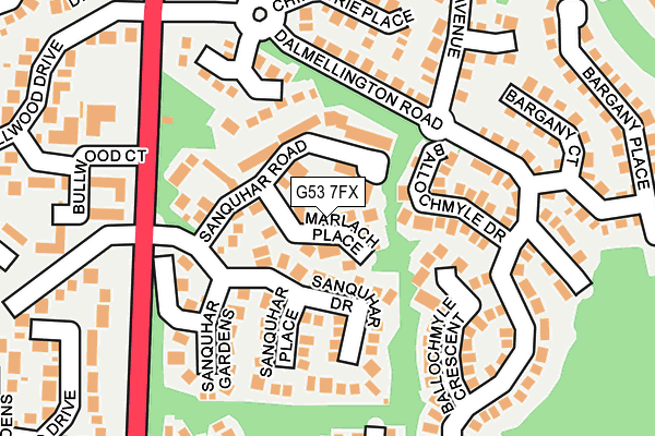 G53 7FX map - OS OpenMap – Local (Ordnance Survey) G53 7FX map - OS OpenMap – Local (Ordnance Survey)