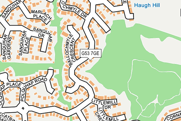 G53 7GE map - OS OpenMap – Local (Ordnance Survey) G53 7GE map - OS OpenMap – Local (Ordnance Survey)