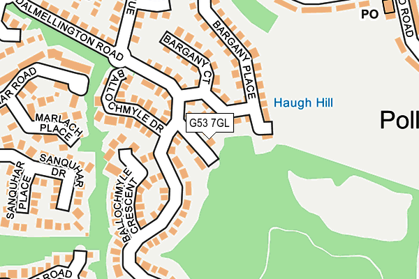 G53 7GL map - OS OpenMap – Local (Ordnance Survey) G53 7GL map - OS OpenMap – Local (Ordnance Survey)