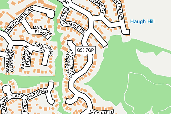 G53 7GP map - OS OpenMap – Local (Ordnance Survey) G53 7GP map - OS OpenMap – Local (Ordnance Survey)