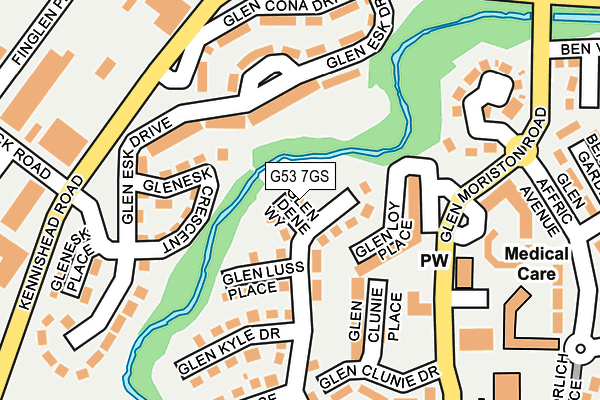 G53 7GS map - OS OpenMap – Local (Ordnance Survey) G53 7GS map - OS OpenMap – Local (Ordnance Survey)