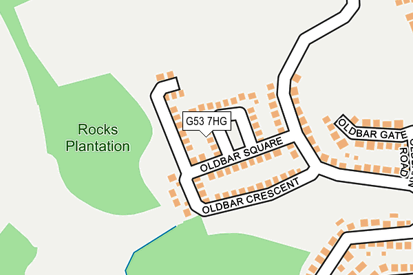 G53 7HG map - OS OpenMap – Local (Ordnance Survey) G53 7HG map - OS OpenMap – Local (Ordnance Survey)