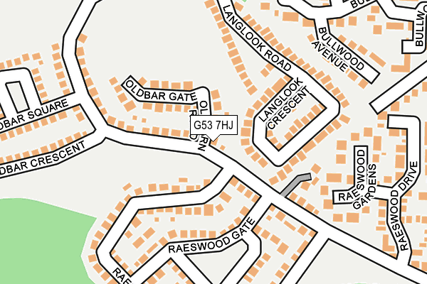 G53 7HJ map - OS OpenMap – Local (Ordnance Survey)