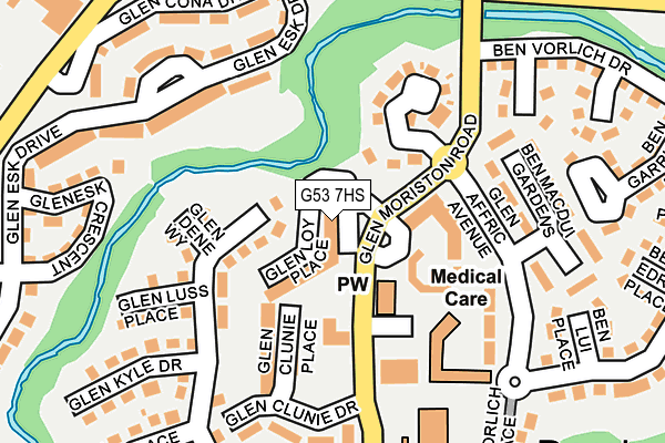 G53 7HS map - OS OpenMap – Local (Ordnance Survey) G53 7HS map - OS OpenMap – Local (Ordnance Survey)