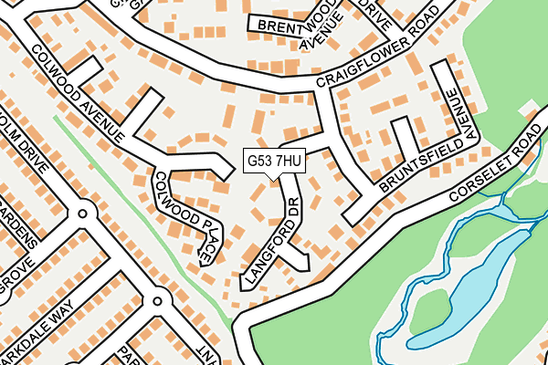G53 7HU map - OS OpenMap – Local (Ordnance Survey) G53 7HU map - OS OpenMap – Local (Ordnance Survey)