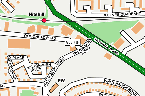 G53 7JF map - OS OpenMap – Local (Ordnance Survey) G53 7JF map - OS OpenMap – Local (Ordnance Survey)