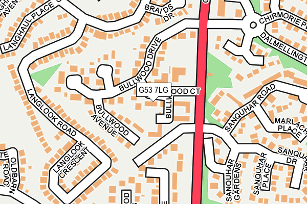 G53 7LG map - OS OpenMap – Local (Ordnance Survey) G53 7LG map - OS OpenMap – Local (Ordnance Survey)