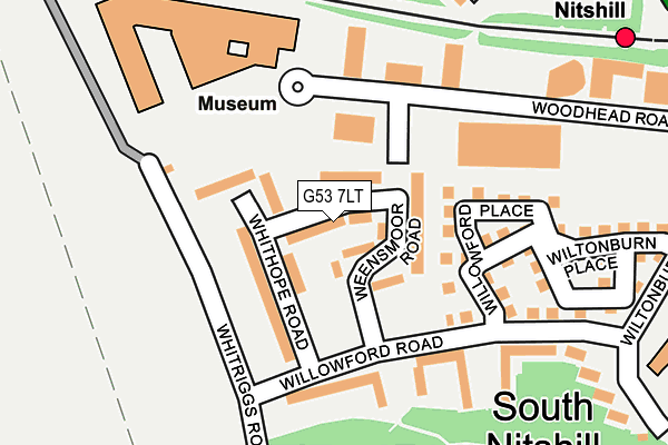 G53 7LT map - OS OpenMap – Local (Ordnance Survey) G53 7LT map - OS OpenMap – Local (Ordnance Survey)