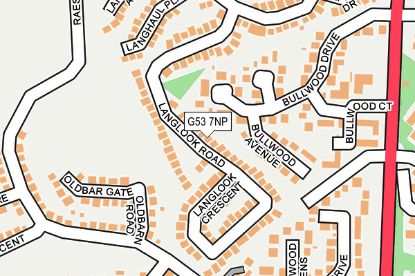G53 7NP map - OS OpenMap – Local (Ordnance Survey) G53 7NP map - OS OpenMap – Local (Ordnance Survey)