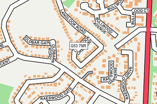 G53 7NR map - OS OpenMap – Local (Ordnance Survey) G53 7NR map - OS OpenMap – Local (Ordnance Survey)