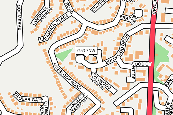 G53 7NW map - OS OpenMap – Local (Ordnance Survey) G53 7NW map - OS OpenMap – Local (Ordnance Survey)