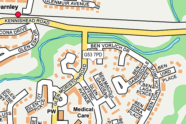 G53 7PD map - OS OpenMap – Local (Ordnance Survey) G53 7PD map - OS OpenMap – Local (Ordnance Survey)