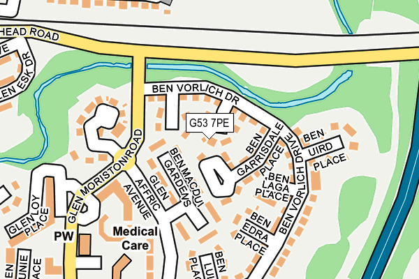 G53 7PE map - OS OpenMap – Local (Ordnance Survey) G53 7PE map - OS OpenMap – Local (Ordnance Survey)