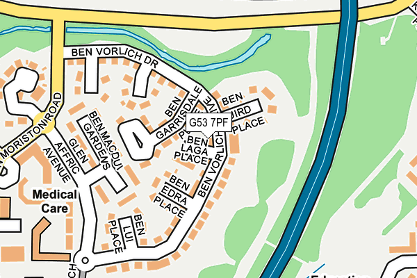 G53 7PF map - OS OpenMap – Local (Ordnance Survey) G53 7PF map - OS OpenMap – Local (Ordnance Survey)