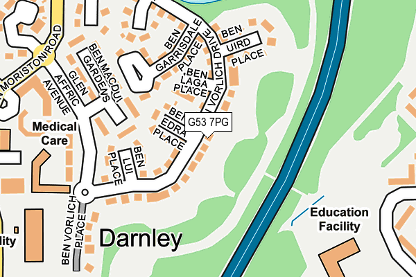 G53 7PG map - OS OpenMap – Local (Ordnance Survey) G53 7PG map - OS OpenMap – Local (Ordnance Survey)