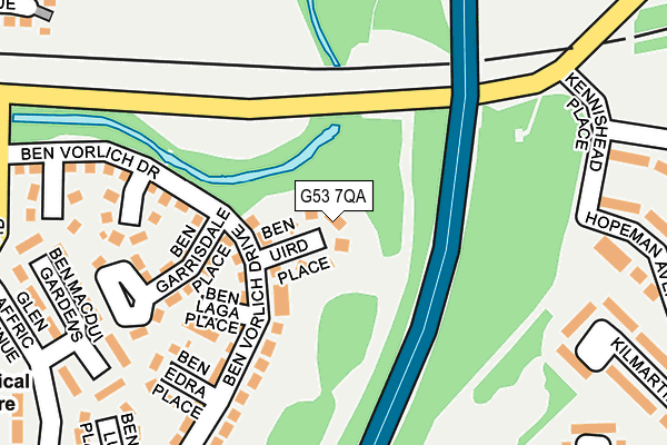G53 7QA map - OS OpenMap – Local (Ordnance Survey) G53 7QA map - OS OpenMap – Local (Ordnance Survey)
