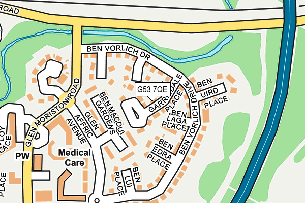 G53 7QE map - OS OpenMap – Local (Ordnance Survey) G53 7QE map - OS OpenMap – Local (Ordnance Survey)