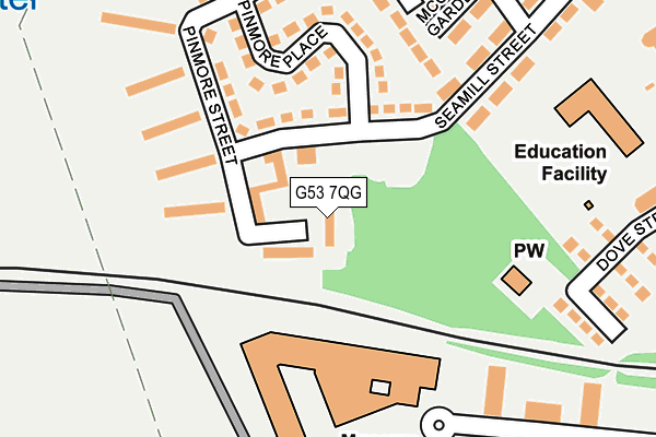 G53 7QG map - OS OpenMap – Local (Ordnance Survey) G53 7QG map - OS OpenMap – Local (Ordnance Survey)