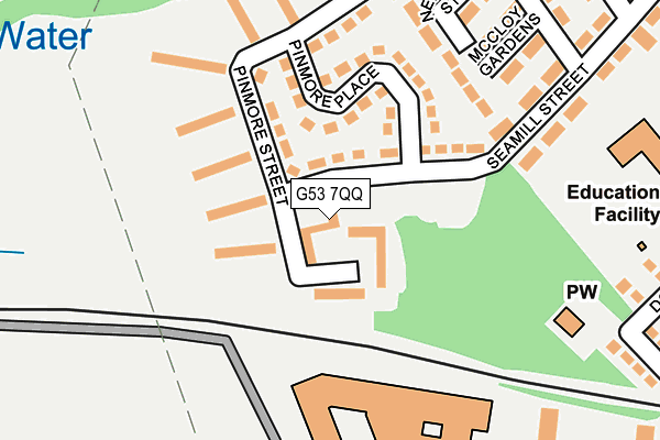 G53 7QQ map - OS OpenMap – Local (Ordnance Survey) G53 7QQ map - OS OpenMap – Local (Ordnance Survey)