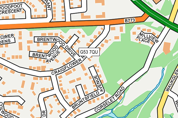 G53 7QU map - OS OpenMap – Local (Ordnance Survey) G53 7QU map - OS OpenMap – Local (Ordnance Survey)