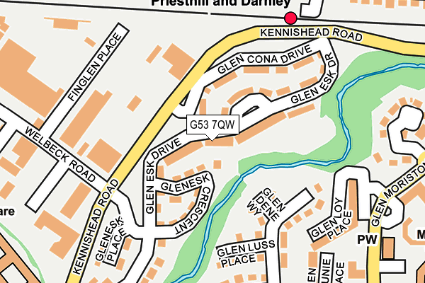 G53 7QW map - OS OpenMap – Local (Ordnance Survey) G53 7QW map - OS OpenMap – Local (Ordnance Survey)