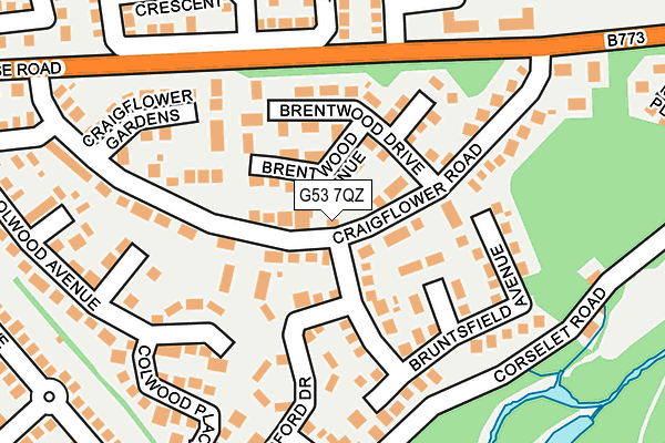 G53 7QZ map - OS OpenMap – Local (Ordnance Survey) G53 7QZ map - OS OpenMap – Local (Ordnance Survey)