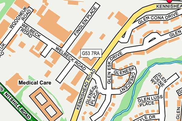 G53 7RA map - OS OpenMap – Local (Ordnance Survey) G53 7RA map - OS OpenMap – Local (Ordnance Survey)