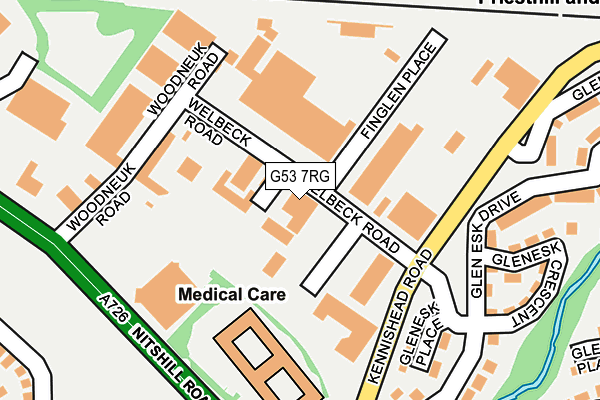 G53 7RG map - OS OpenMap – Local (Ordnance Survey) G53 7RG map - OS OpenMap – Local (Ordnance Survey)