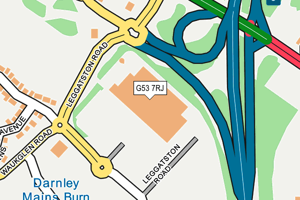 G53 7RJ map - OS OpenMap – Local (Ordnance Survey) G53 7RJ map - OS OpenMap – Local (Ordnance Survey)