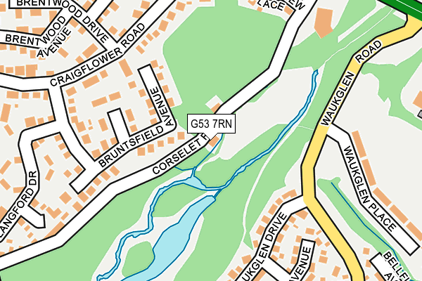 G53 7RN map - OS OpenMap – Local (Ordnance Survey) G53 7RN map - OS OpenMap – Local (Ordnance Survey)