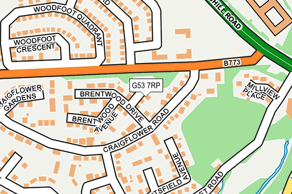 G53 7RP map - OS OpenMap – Local (Ordnance Survey) G53 7RP map - OS OpenMap – Local (Ordnance Survey)