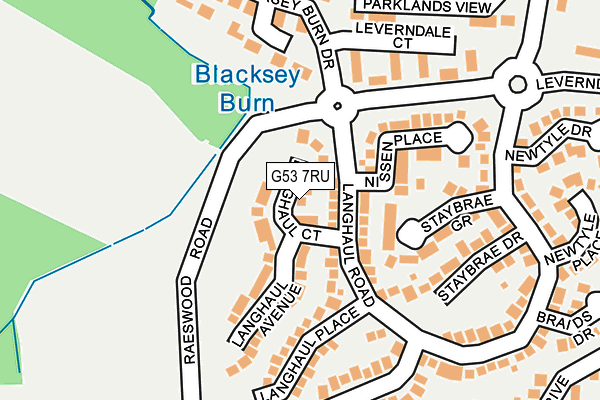 G53 7RU map - OS OpenMap – Local (Ordnance Survey) G53 7RU map - OS OpenMap – Local (Ordnance Survey)