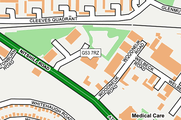 G53 7RZ map - OS OpenMap – Local (Ordnance Survey) G53 7RZ map - OS OpenMap – Local (Ordnance Survey)