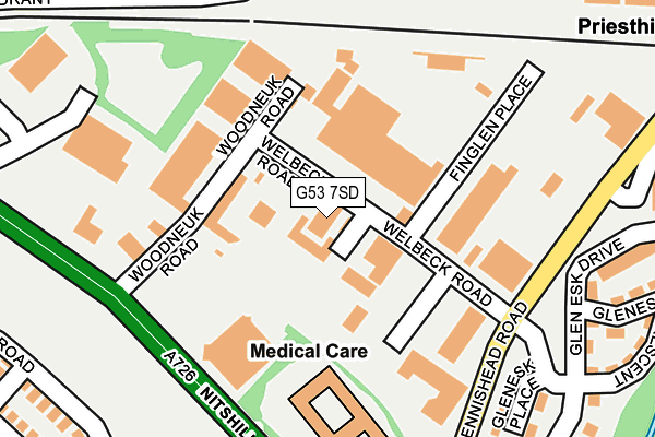 G53 7SD map - OS OpenMap – Local (Ordnance Survey) G53 7SD map - OS OpenMap – Local (Ordnance Survey)