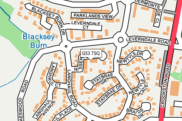 G53 7SQ map - OS OpenMap – Local (Ordnance Survey) G53 7SQ map - OS OpenMap – Local (Ordnance Survey)