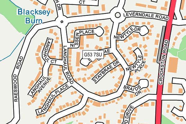 G53 7SU map - OS OpenMap – Local (Ordnance Survey) G53 7SU map - OS OpenMap – Local (Ordnance Survey)