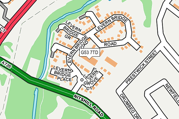 G53 7TD map - OS OpenMap – Local (Ordnance Survey) G53 7TD map - OS OpenMap – Local (Ordnance Survey)