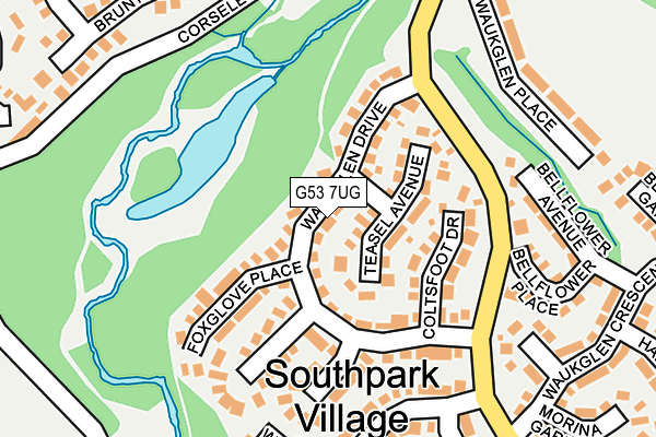 G53 7UG map - OS OpenMap – Local (Ordnance Survey) G53 7UG map - OS OpenMap – Local (Ordnance Survey)