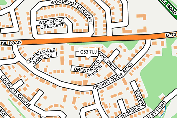 G53 7UJ map - OS OpenMap – Local (Ordnance Survey) G53 7UJ map - OS OpenMap – Local (Ordnance Survey)
