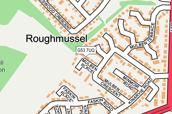 G53 7UQ map - OS OpenMap – Local (Ordnance Survey) G53 7UQ map - OS OpenMap – Local (Ordnance Survey)