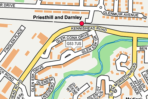 G53 7US map - OS OpenMap – Local (Ordnance Survey) G53 7US map - OS OpenMap – Local (Ordnance Survey)